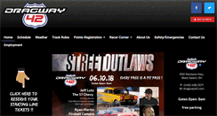 Desktop Screenshot of dragway42.com